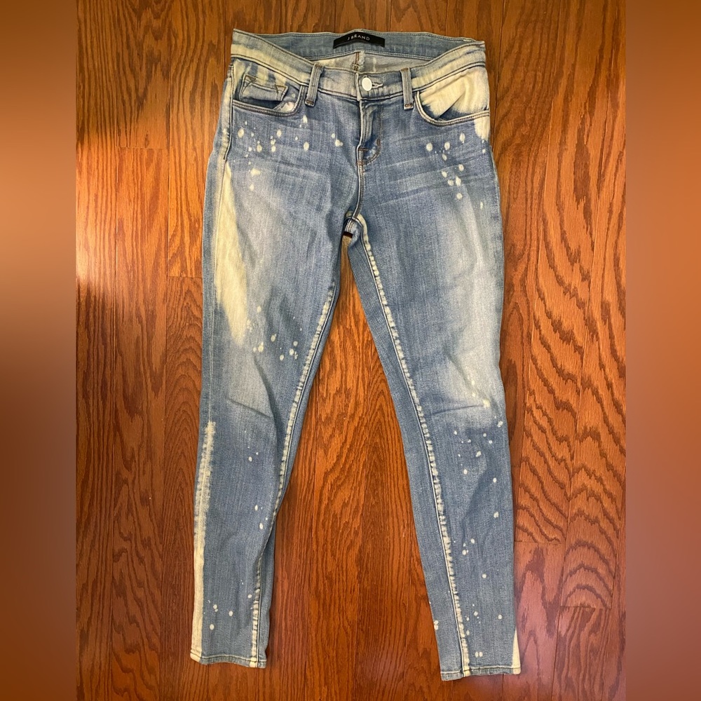 J Brand bleached denim